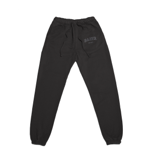 Varsity Logo Sweatpants in Onyx. XS