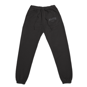 Varsity Logo Sweatpants in Onyx. 4X