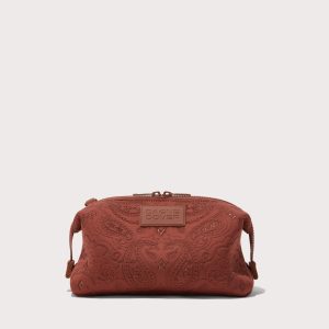 Hunter Toiletry Bag in Sweet Tea Paisley. Large