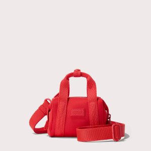 Micro Landon Crossbody in Cherry