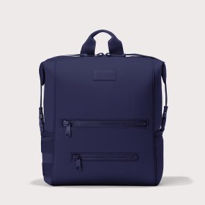 Indi Diaper Backpack in Storm. Large