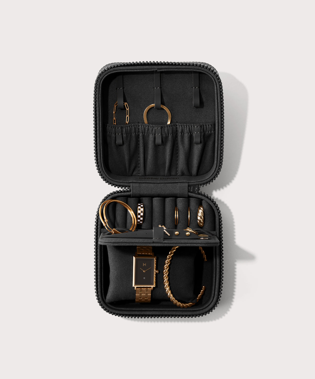 Frankie Jewelry Case in Onyx. Large - Image 3